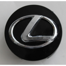 LEXUS (62x55x22) Колпачок на ступицу литого диска с логотипом (черный) D049