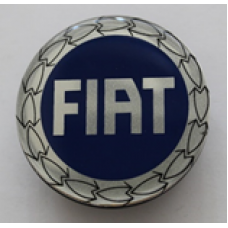 Fiat Колпачок на ступицу литого диска СЕРЫЙ+СИНИЙ (48x42x16) серия 400