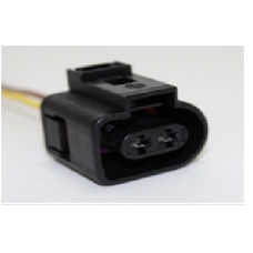 Разъём 2-х конт. электрический герметич,внешн диаметр 2,8mm  071 (аналог 1J0 973 722)