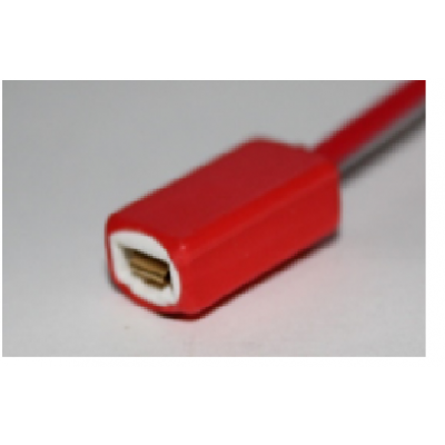 Разъём керамический для лампы H1 с прямым проводом 012