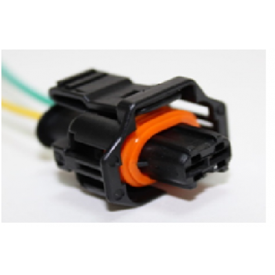 Разъём 2-х контактный герметичный к датчику температуры охл.жидкости, регулятору давления топлива, к дизельной форсунке  (аналог 1 928 403 874)