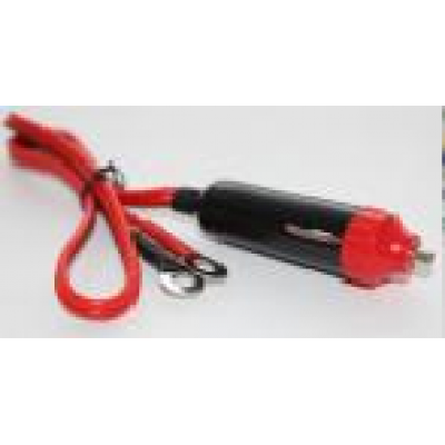 Разъём в прикуриватель красный с клеммами 486