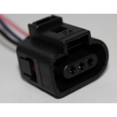 Разъём 3-контактный гнездовой датчика парковки VAG (замена 1J0973703)