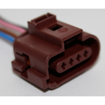 Разъём плоский 4-контактный VAG (замена 6Q0 973 704A)