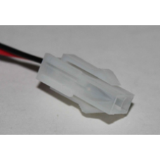 Соединитель автомобильный 2-контактный штыревой с проводами 303-2