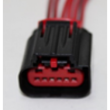 Разъём 6-контактный герметичный гнездовой к соединительной вилке эл. дросселя двигателя GAZ/UAZ, Lada(ВАЗ), к ДМРВ VESTA, Peugeot Boxer, Jumper, Ford Transit