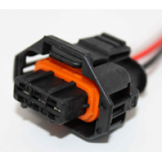 Разъём 3-контактный герметичный гнездовой к датчику высокого давления газа (ГБО для а/м LADA(ВАЗ) VESTA CNG), к катушке зажигания MERCEDES-BENZ, IVECO с проводами (аналог 1 928 403 966) 187