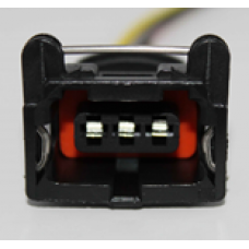 Разъём 3-контактный герметичный топливной форсунки EV1,автом.таймер питания,разъём датчика 1-962581-1 с проводами(282191-1, 282729-1)191