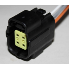 Разъём 4-контак.герм.гнезд.к датчику давления кондиционера с проводами,для датчика кислорода MAZDA 626,Chevrolet Aveo(T200)(03-08),Lacetti (03-13),Daewoo Nexia (95-16),VW,FIAT(174257-2)283