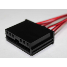 Разъём 6-контактный негерметичный для подключения к заднему фонарю для а/м LADA(ВАЗ) 2105,2107,2108-099 с проводами 328