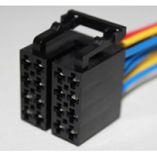 Разъём 16-контактный гнездовой для автомобильного аудиокабеля 3,5mm VAG 327