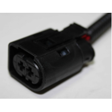 Разъём 2-контактный герметичный гнездовой в гофре к поворотным и габаритным огням для а/м Scania, Volvo, Man, реле генератора для а/м Lada(ВАЗ) (аналог 1-967412-2  0-965695-1) 336-2