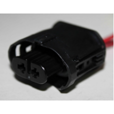 Разъём 2-контактный герметичный гнездовой H11 для противотуманных фар для BMW E46, E39, E90, E60, E36, F30, E34, E53, E30, F20, E92, E87, X5, X6  (аналог 1-1355664-2) 455