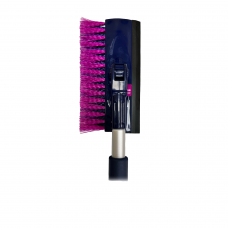 CU-83 Щетка для снега со скребком 3 в 1 "мини-бульдозер" с 2-х цветной щетиной (56 см)