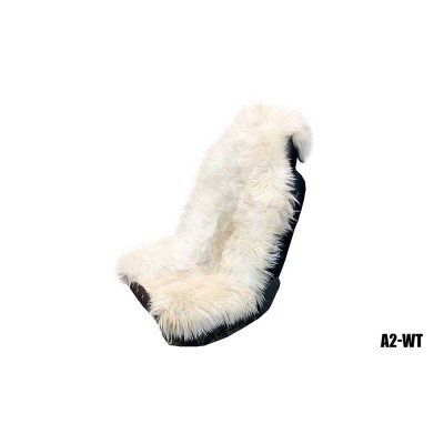 Накидка мех MAXIMAL Австралия комбинировнная A2-WT белая
