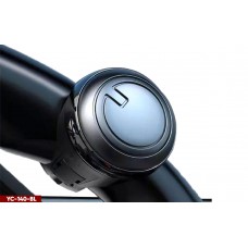 Автомобильная поворотная ручка-лентяйка на руль YC-140-BL черная