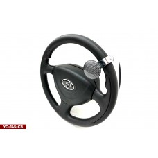 Автомобильная поворотная ручка-лентяйка на руль YC-145-CB Carbon