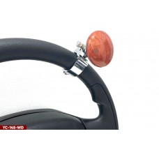 Автомобильная поворотная ручка-лентяйка на руль YC-145-WD Wood