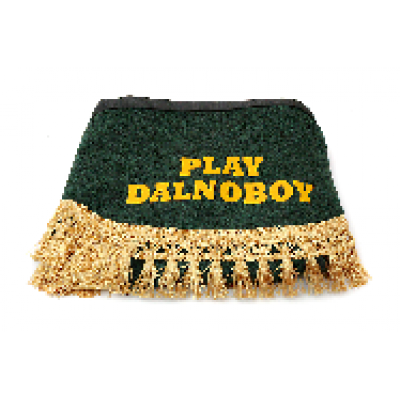 Ламбрекен лобового стекла + угол  "PLAY DALNOBOY"(15446) зеленый