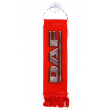 Вымпел "DAF" (5,5х20см) бахрома(12407) красный