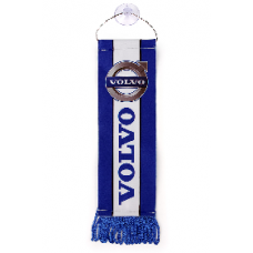 Вымпел "VOLVO" (5,5х20см) бахрома(12396) синий 056623