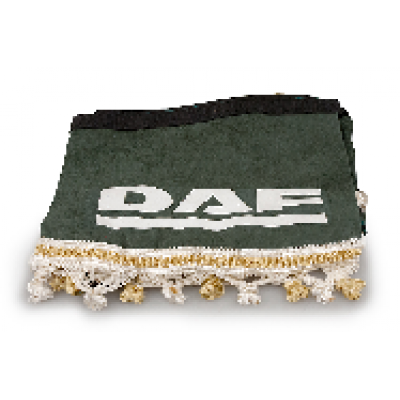 Ламбрекен лобового стекла  + угол DAF (польская ткань)(10786) зеленый