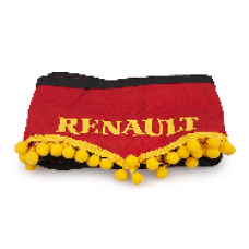 Ламбрекен лобового стекла  + угол Renault (польская ткань)(10795) красный
