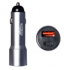 Автомобильное зарядное устройство Carlive CR25 QC3.0 + PD 20W (grey) без упаковки B4867