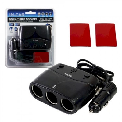 Разветвитель автоприкуривателя 1677 Olesson A2157