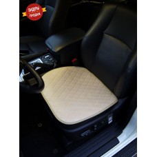 Накидка на сиденье нижняя MAXIMAL Алькантара ромб 50х54см JJ-36-BGBG бежевый/ шов бежевый