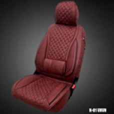 Накидки MAXIMAL LUX комплект (перед+зад) N-01-VNVN бордовый/шов бордовый
