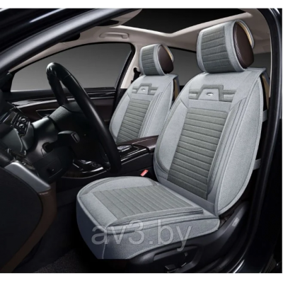 Накидки 3D "PREMIUM" PSV Krokus 2 FRONT (Серый-Серый), компл.2шт.