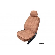 Накидки MAXIMAL LUX комплект N-09-BRBR Велюр коричневый/ шов коричневый A