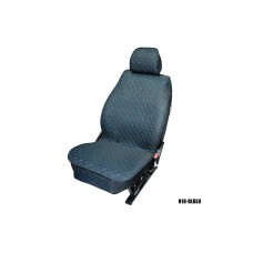 Накидки MAXIMAL LUX комплект N-17-BLBLU Лен черный/ шов синий A