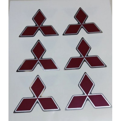 Наклейка Мицубиси (бумага) (6 штук)