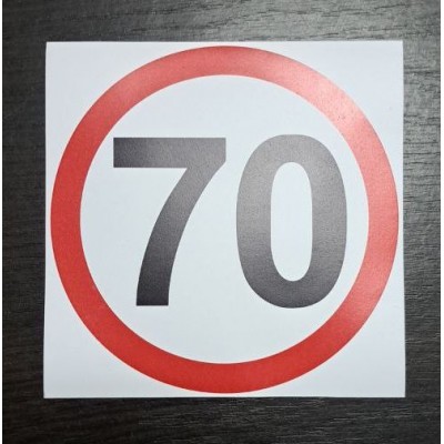 Табличка ЗНАК 70 на магните 15см*15см