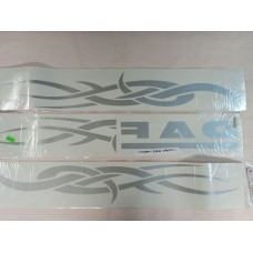 Наклейка Светофильтр "DAF" внутренняя, (цвет серебряный), 13,5х220 см 06770