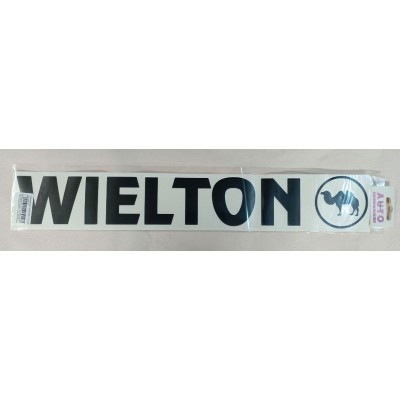 Наклейка (вырезанная) "WIELTON" наружная, (цвет чёрный), 7,5 х 49 см 08513