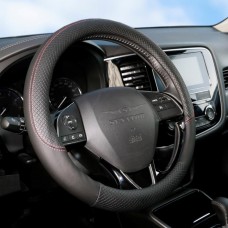 Оплетка на руль экокожа, стеганая SENATOR Laredo "M" (d=38см) /ЧЁРНЫЙ/