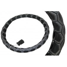 Оплетка руля "Altezza" 223 (М) белая строчка, кожзаменитель, 37-39см. Подходит на иномарки, ВАЗ 2108-21099, 2110-2112, 2113-2115