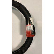 Оплетка руля "ALTEZZA" КОЖАНАЯ 330К-2 (М) черная перфорированная гладкая, 37-39см