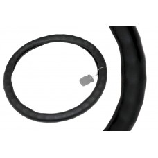 Оплетка руля "ALTEZZA" TS 9117(2XL) экокожа черная под пальцы, 44-46см.