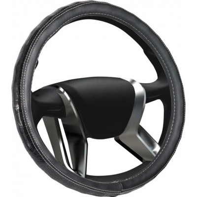 Чехол руля кожаный Arizona черный  M