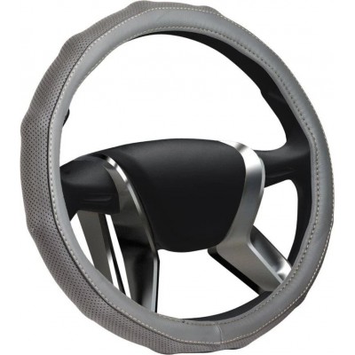 Чехол руля кожаный California чёрный M