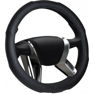 Чехол руля кожаный Maine чёрный М