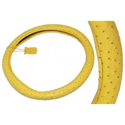 Оплетка руля "Altezza" 2305 (М) желтая, 37-39см