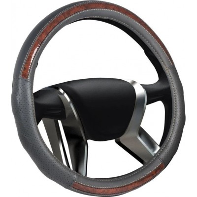 Чехол руля кожаный New Jersey чёрный М