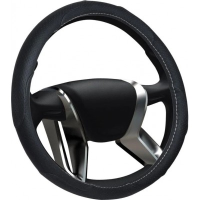 Чехол руля кожаный Texas чёрный М
