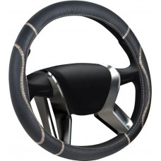 Чехол руля кожаный Wachington чёрный M