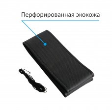 Оплетка на руль экокожа SENATOR VOIN SWIFT СО ШНУРОВКОЙ, М (d=38см)/ЧЕРНЫЙ